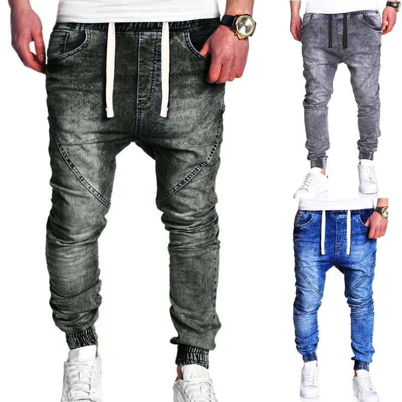 Wholesale bottom/waist/high waist slim fit denim narrow leg homme pants jeans for men From m.alibaba.com