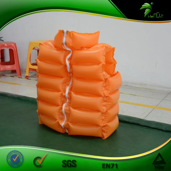 High Quality Rescue Inflatable Swim Vest Personalized Inflatable Life Jacket Swim Suit