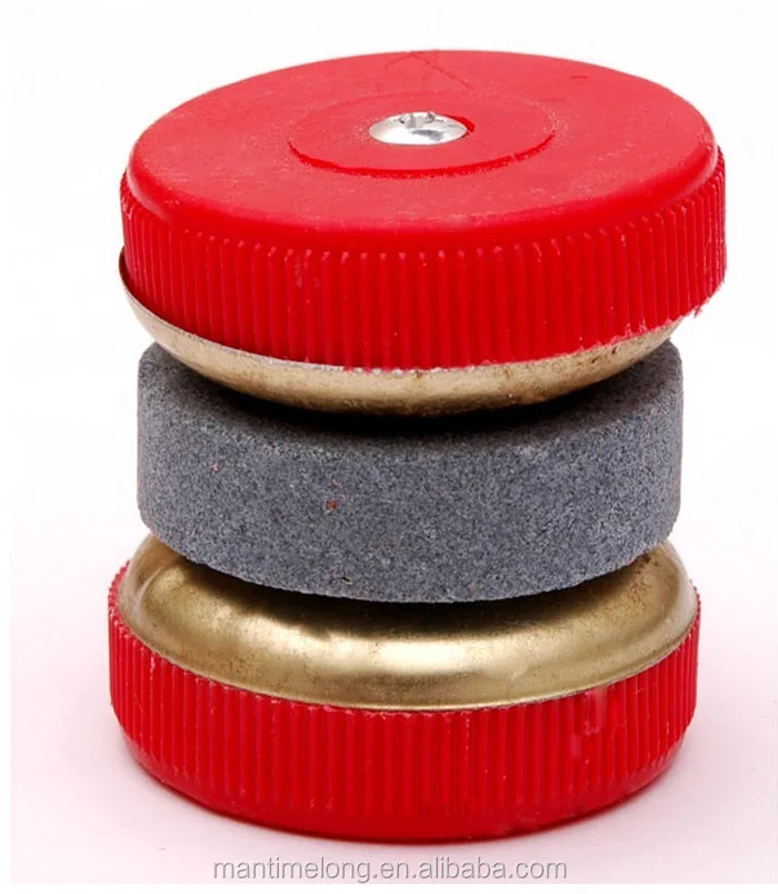 Two Grinding Wheels Pocket Knife Sharpener Diamond Wheel Knife Sharpener Manual Knife Sharpener