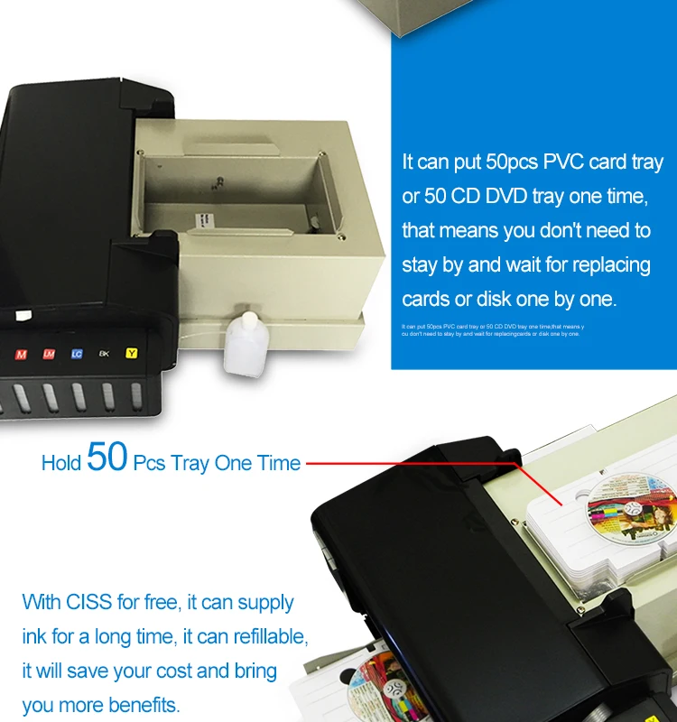 Fargo INK1000 Single Side Thermal Inkjet ID Card Printer