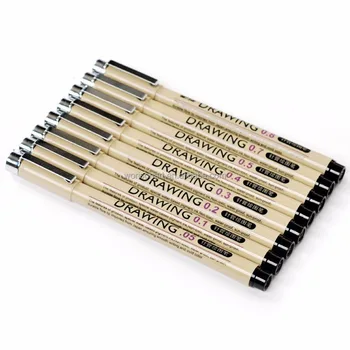 SEWACC 3pcs Pen for Drawing Fluid Line Pencil Straightener Flat Iron  Drawing Lines Pen Watercolor Masking Fluid Pen Drawing Straight Lines Pen