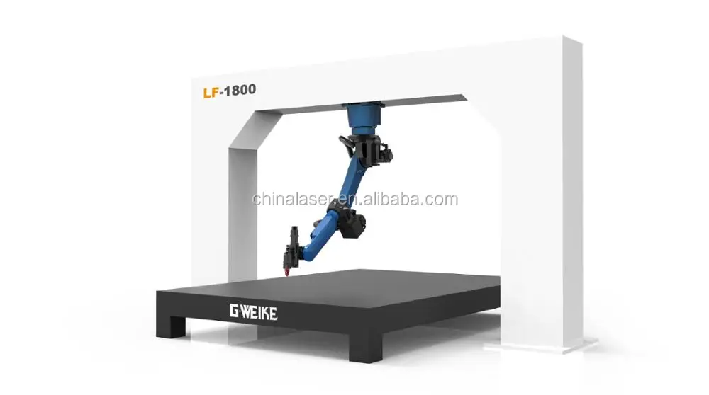 GWEIKE LF1800 Robot Automatic 3d Fiber Laser Cutter