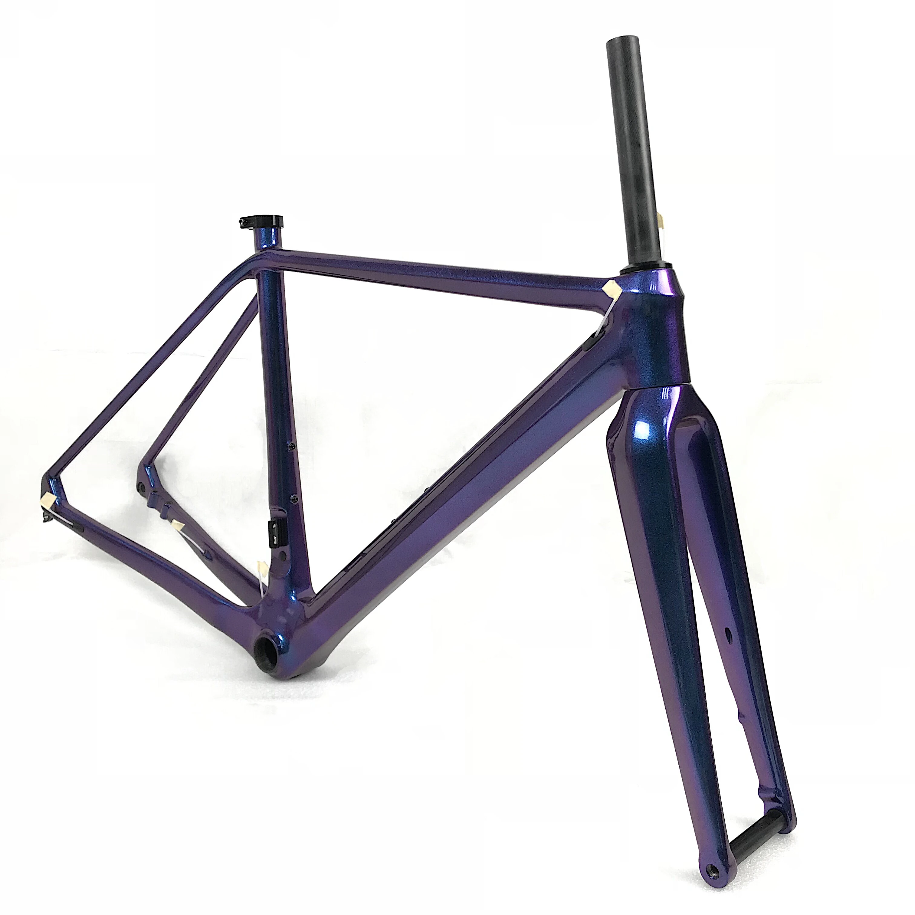 Gravel Bike Frame with Carbon Disc Brakes Chameleon Painting