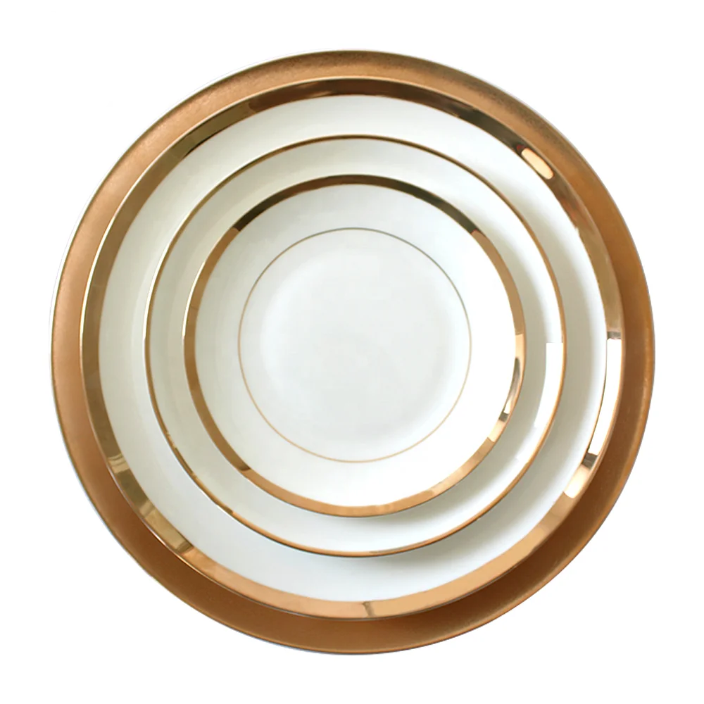 Personalised Ceramic Plate Gold Rim Printed Photo