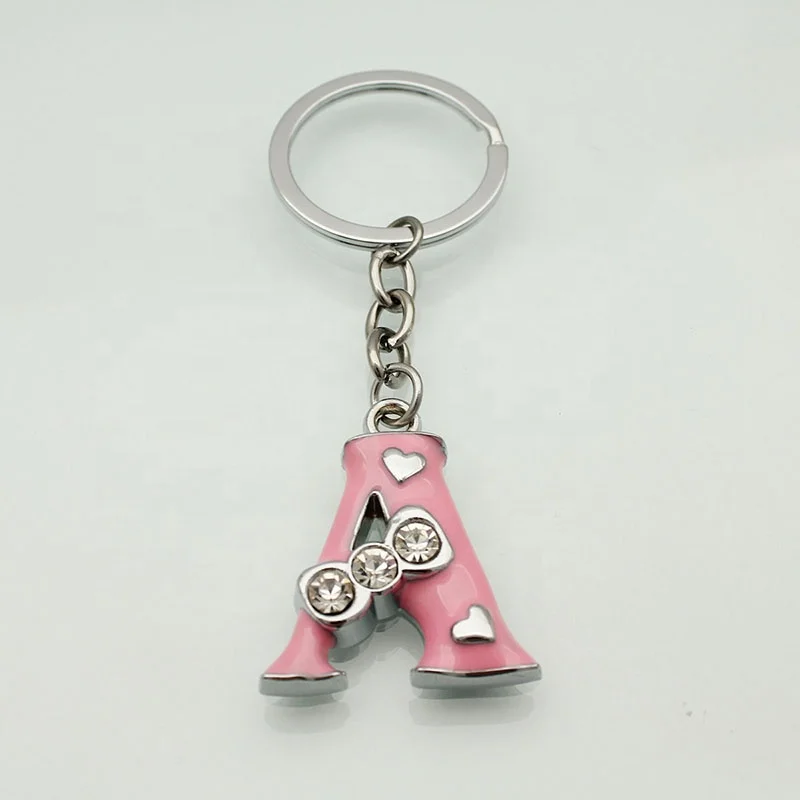 A letter keychain