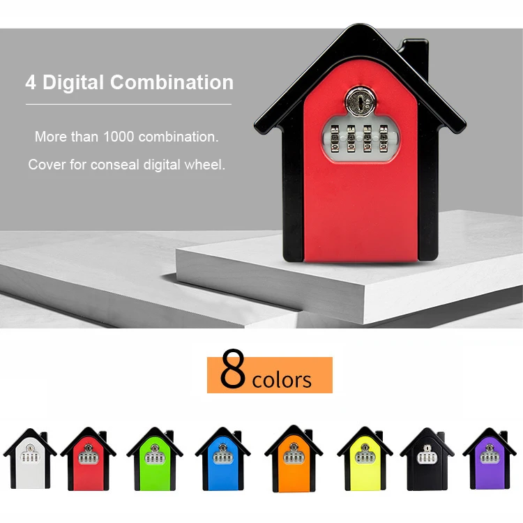 Hg6 New Design Key Lock Box Wall Mount Combination Safe Box Security