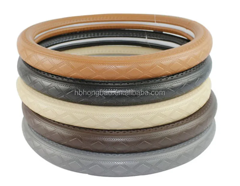 Pu Car Steering Wheel Cover For Car Accessories Leather Embossing