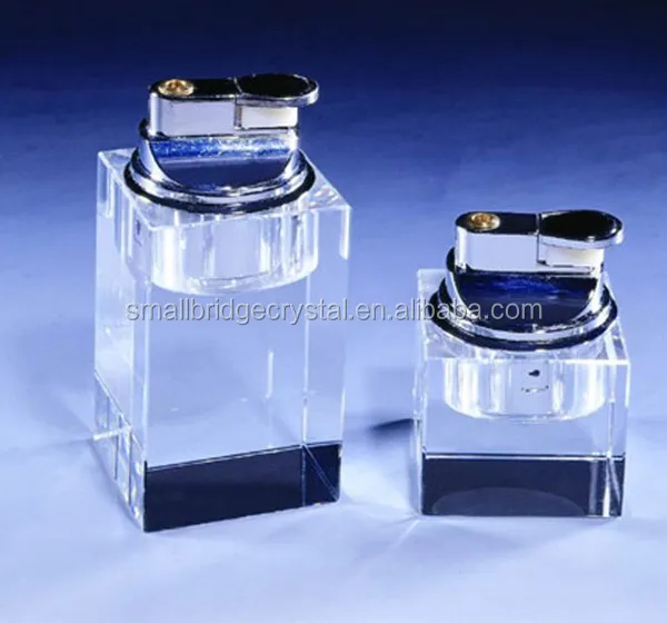 Promotional clear crystal lighter