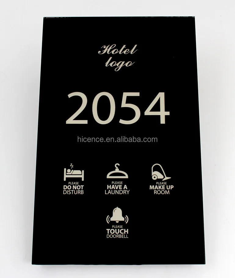 Special Private Design Colors to Show Room Status DND MUR Wait Hotel Door Plate System