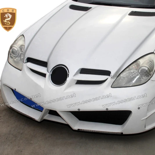 Bumper wide body kit benz SKL class r171 2006-2010 fiberglass body kits ...