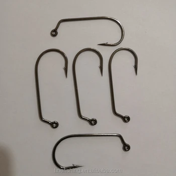 32786 60 Degree Jig Hooks High Quality High Carbon Steel Single Hook ...