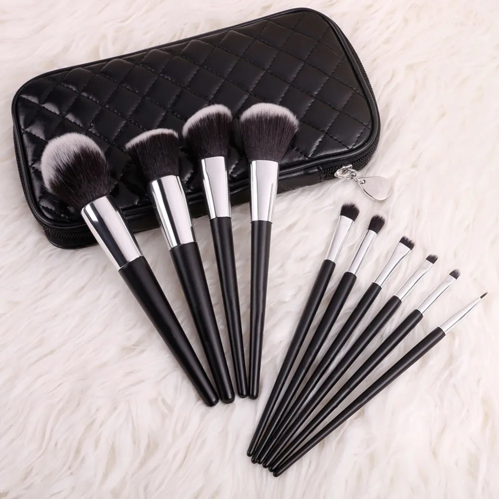 
 Оптовая продажа, Кисть для макияжа из козьей шерсти с индивидуальным логотипом  