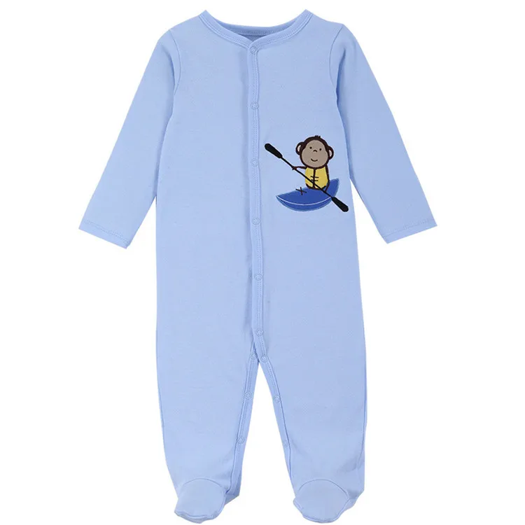 
Cotton Footed девочка мальчик Спальные пижамы комбинезоны 