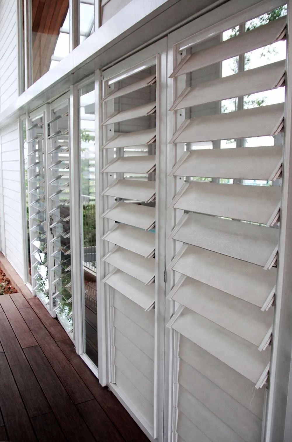 Imagery Glass Louvre Window Frames Customized Colors On Aluminium Buy