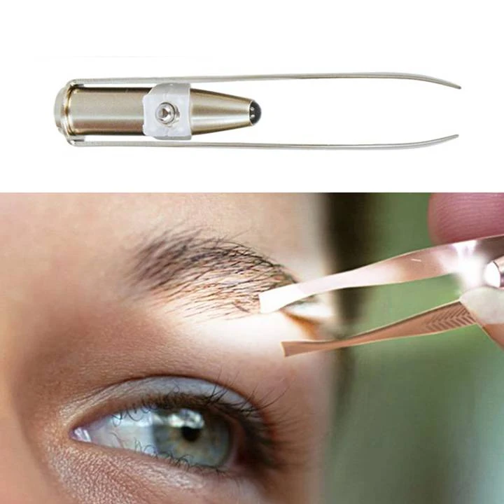 Electric Eyebrow Tweezer Led Lighted Tweezer Lash Tweezer