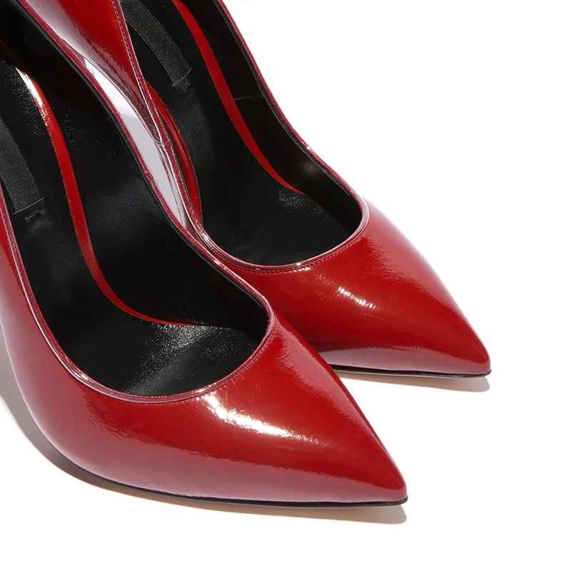 
Уникальный дизайн, Прозрачная женская классическая обувь на каблуке 