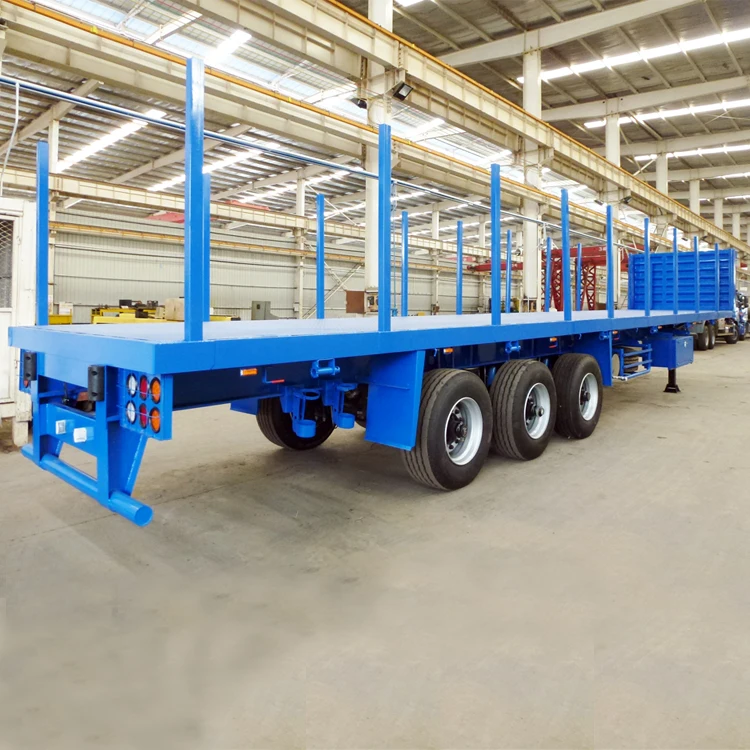 Saudi Arabia Type 15 Meters Flatbed Semi Trailer