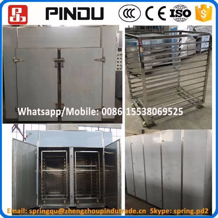 24 Trays Fish Drying Machine Three Side Air Flow 