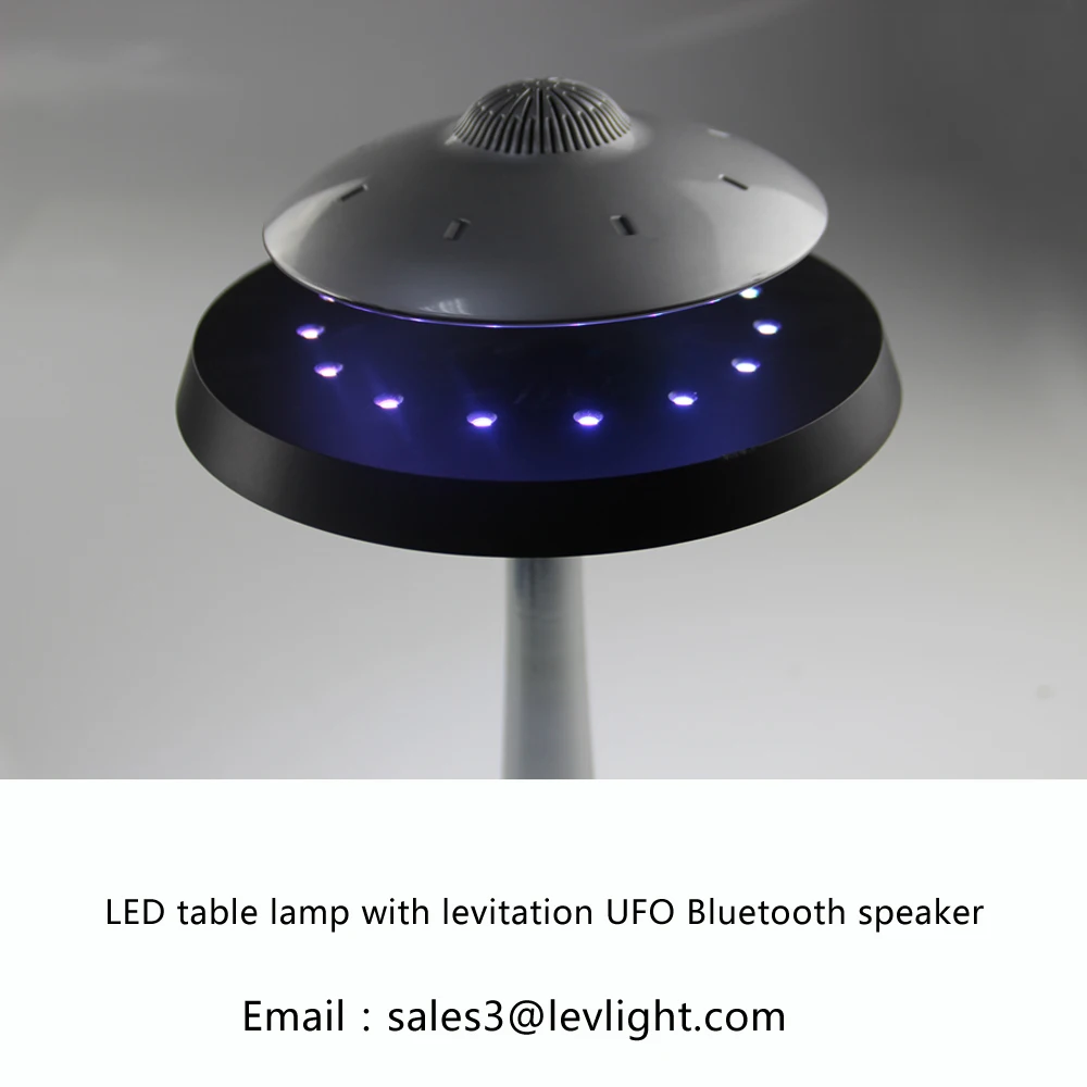 OVNI Lévitation Magnétique Bluetooth – Lampe à Haut-Parleurs