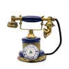 Blue Retro Resin Telephone Model S02HXS0032208-A2