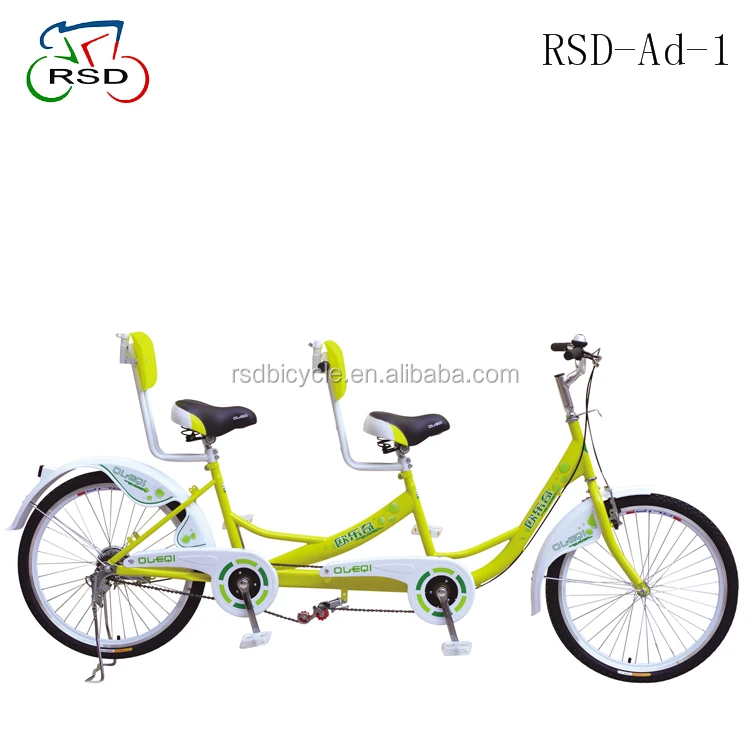 tandem bike with child seat