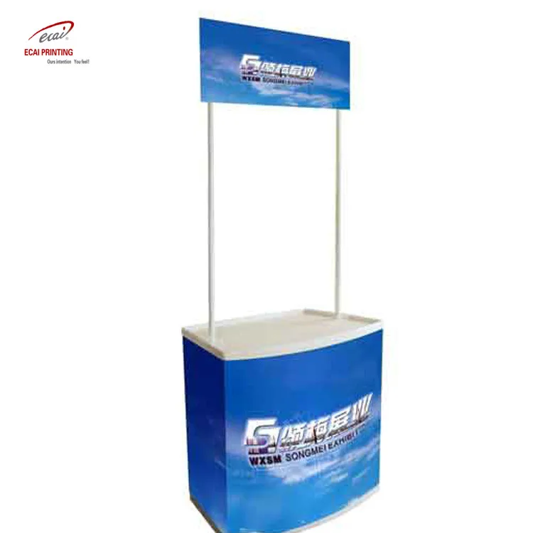Высококачественная портативная пластиковая витрина, стол, Рекламная стойка для маркетинговой рекламы