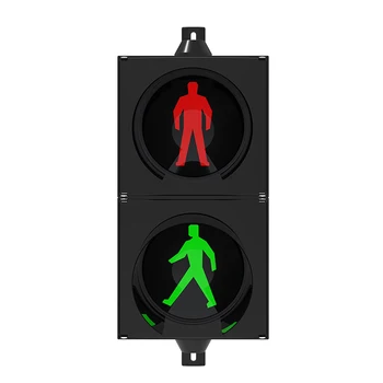 200mm 2 Aspect Led Static Pedestrian Traffic Signal Light Head - Buy ...