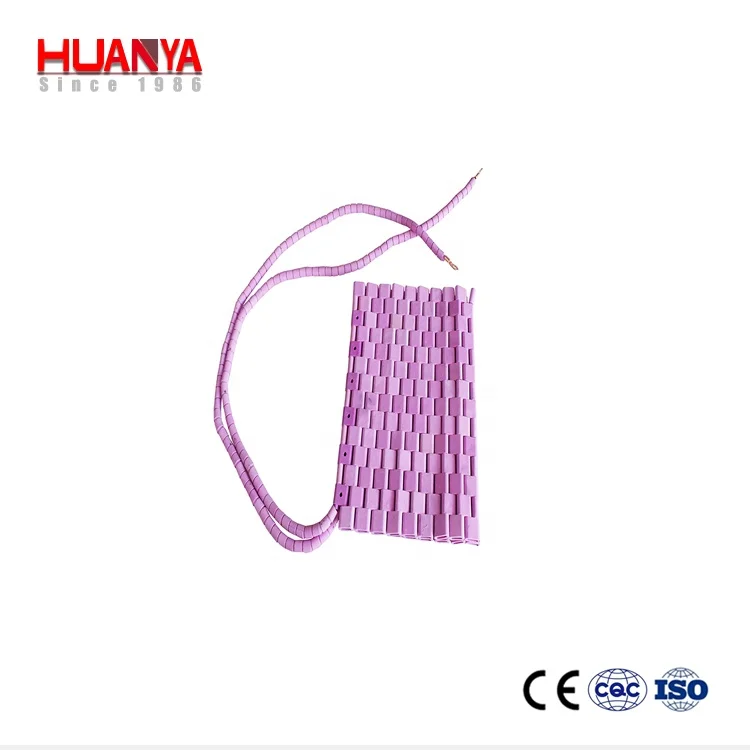 FCP Heater Ceramic Heating element Heat Treatment pink Flexible Ceramic Pad Heater