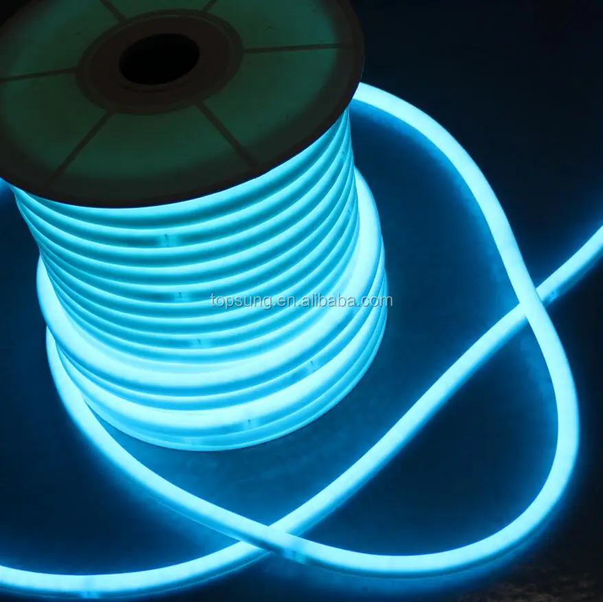 360 Degree Round Led Neon Flex Light Rope 220v RGB 230V Flexible Strip Outdoor Lighting