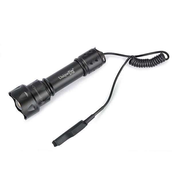 18650 Torch with Remote pressure switch UniqueFire UF-T20 Zoomable XM-L T6 LED 1200 Lumens 3-Mode waterproof Flashlight 
