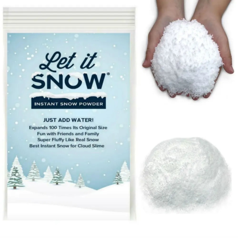 instant snow powder for slime fluffy