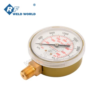 2.5" Steel Pressure Gauge 2 inch Brass Manometer for Welding