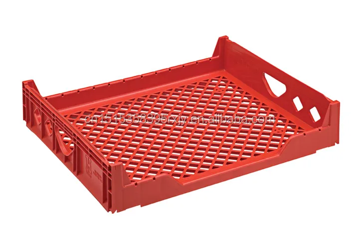 690x445x180mm Reusable Mesh Stackable Hygenic Plastic Bread Crate