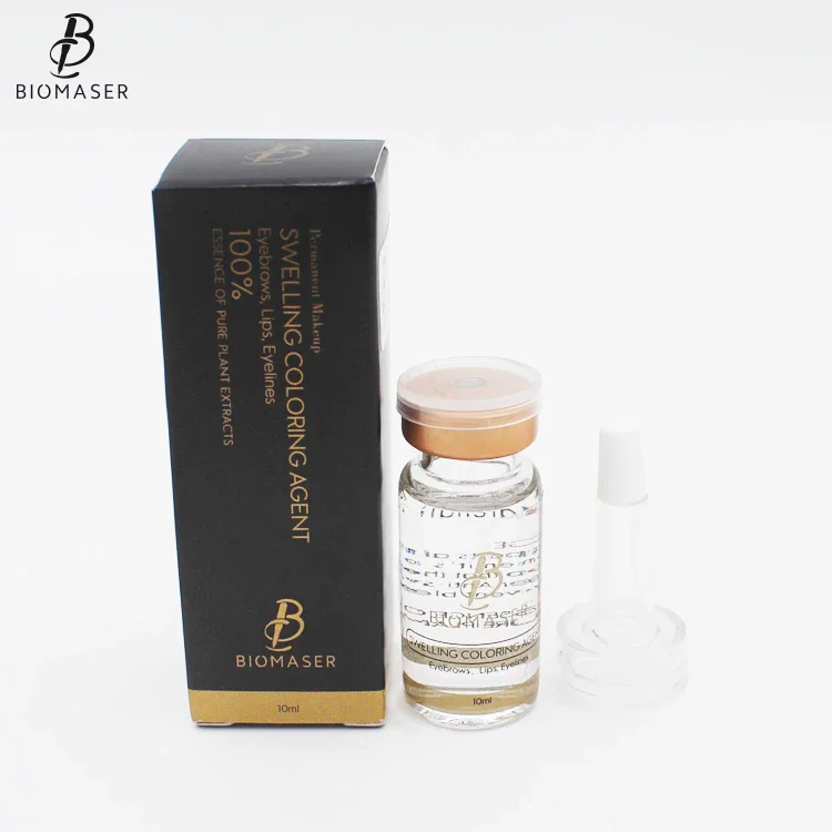 Professional Biomaser Swelling Coloring Agent Eyebrow Permanent Makeup Agent After Care Agent