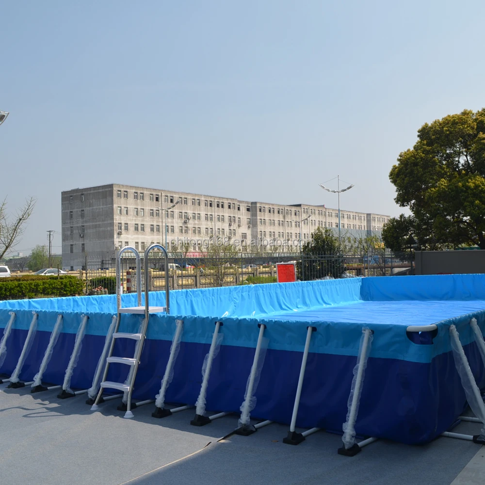 China Above Ground Intex Steel Metal Frame Swimming Pool