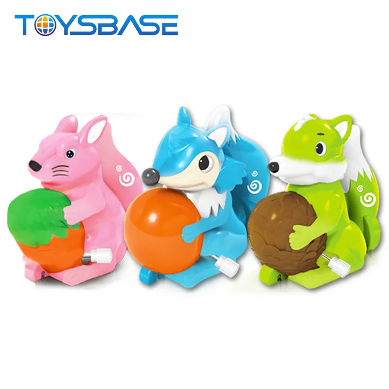 Оптовая продажа, новая забавная образовательная маленькая вращающаяся лисица, заводная игрушка, животные