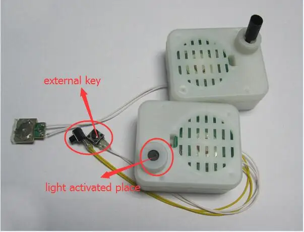 Motion sensor audio player touch activated sound module for baby toys