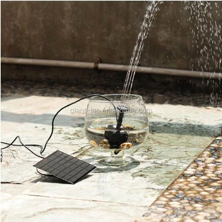 Floating Garden Solar Pool Pump Kit Mini Solar Water Fountain Pump
