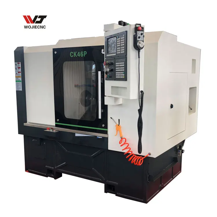 CK46P High Speed Cnc Lathe 5 Axis With C Axis and Milling Tools