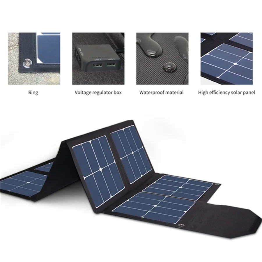 100W Solar Power Foldable Solar Panel Portable Solar Panel