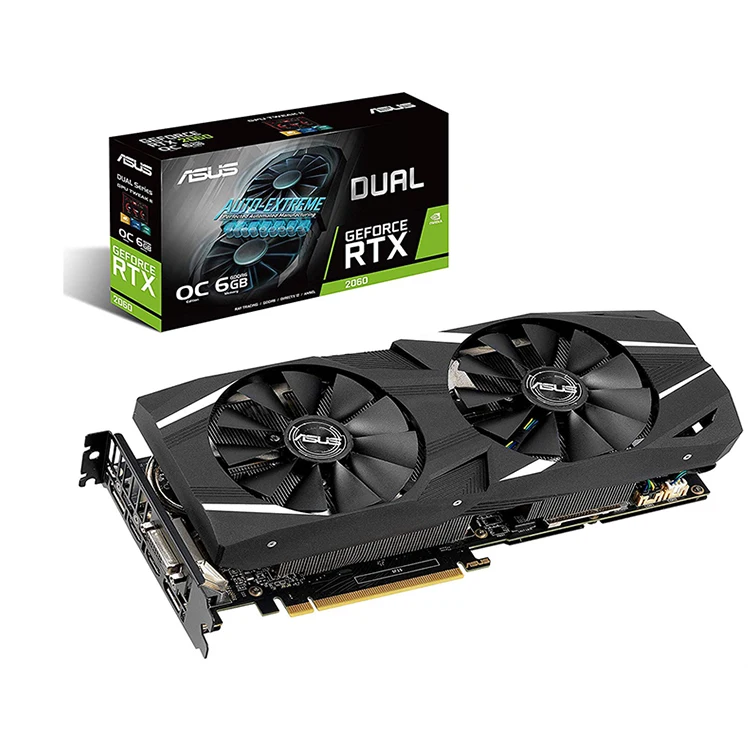 Asus Nvidia Dual Rtx 2060 O6g Gddr6 Graphics Card With 192 Bit Rtx2060 ...