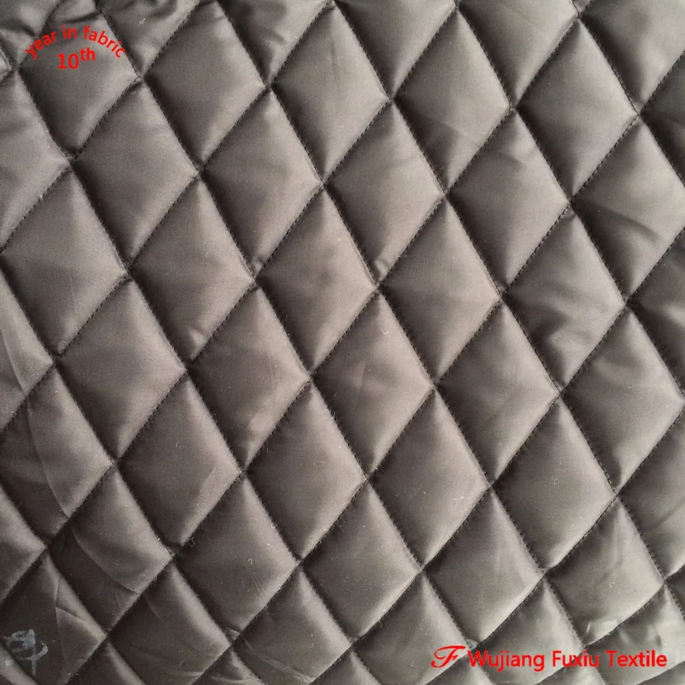 
 Двухсторонняя стеганая ткань 190T полиэстер, водонепроницаемая ткань wujiang alibaba  