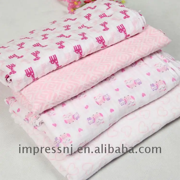 Newborn Baby Bed Sheet Bedding Set 4pcs/pack 76x102cm For Newborn