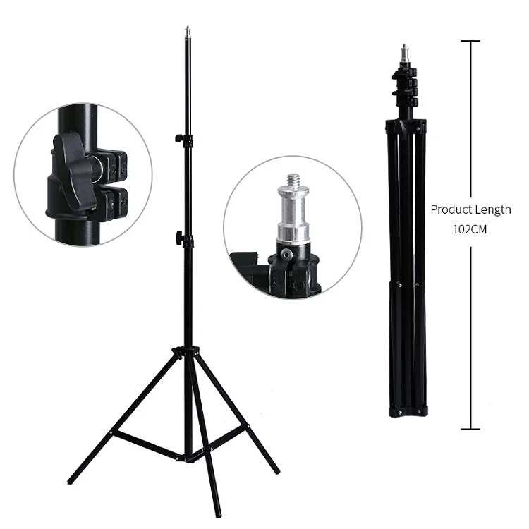 2M(79in) Light Stand Tripod With 1/4 Screw Head For Photography Studio Softbox Video Flash Umbrellas Reflector Lighting Photo