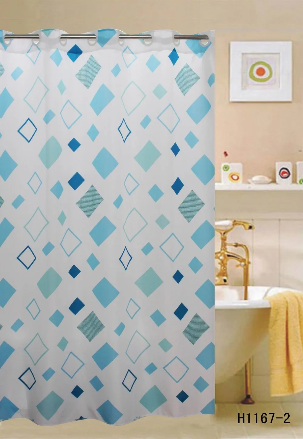 Лидер продаж, занавеска для душа с принтом, занавеска для душа, жалюзи для украшения ванной комнаты