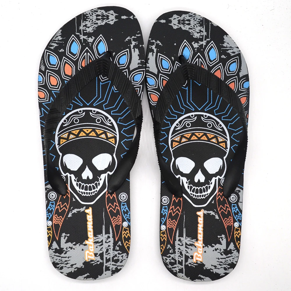 Мужские шлепанцы на ремешке из ПВХ с золотым камуфляжным принтом