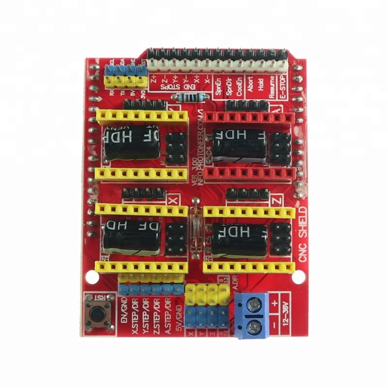 Máquina De Grabado CNC Shield V4, Impresora 3D Controlador A4988, Placa