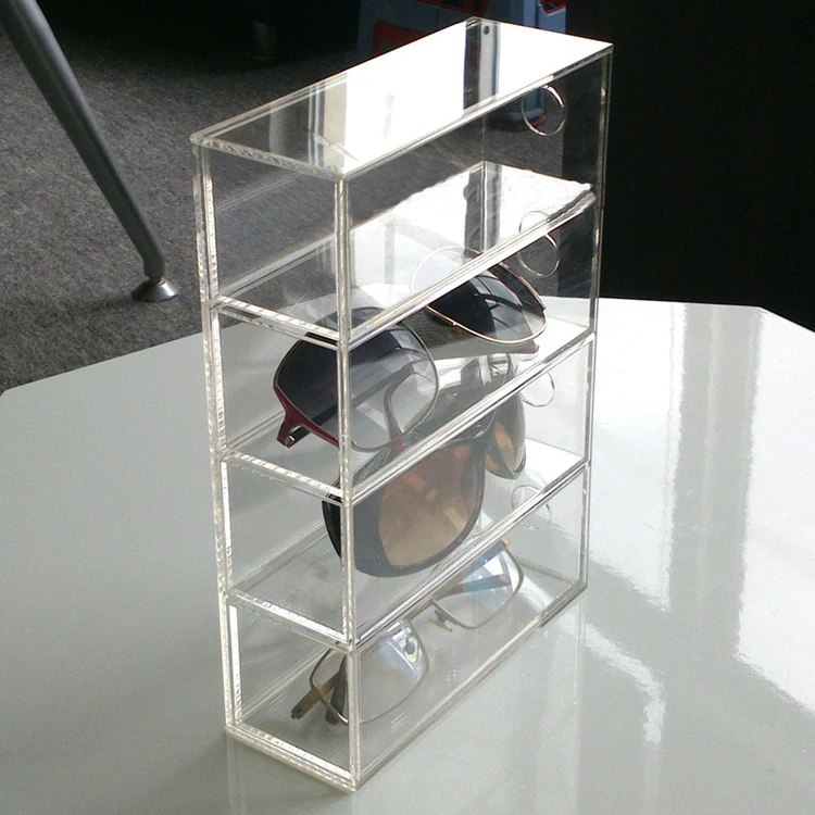 Acrylic Sunglass Display Case Eyeglasses Organizer