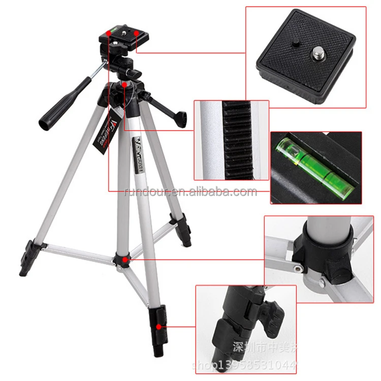 Professional Tripod WT3110A Tripod for Nikon D7000 D80 D90 D3100 for Sony NEX-5N for Canon 650D 60D 600D DSLR Camera