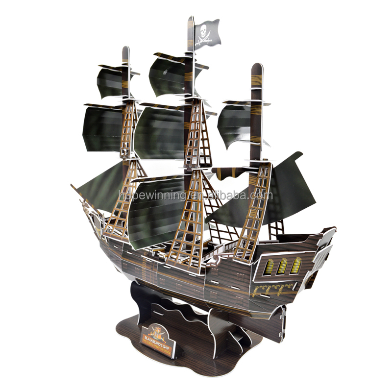Новый дизайн Детский Пиратский Корабль из пенопласта 3D